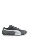 Puma 'speedcat' Grey Low Top Sneakers With Logo Patch On The Tongue And Formstrip Logo Detail On The Side In Gray