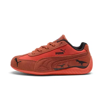 Puma Speedcat Jurassic World Land Kids Shoes In Red