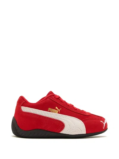 Puma Kids' Speedcat Lace-up Sneakers In Red