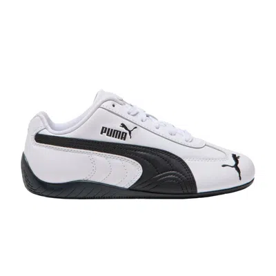 Pre-owned Puma Speedcat Leather Big Kid 'white Black' | Kid's Size 5.5