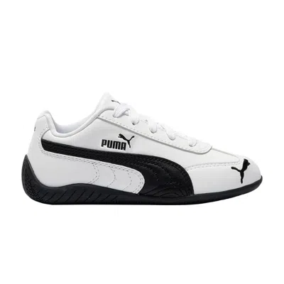Pre-owned Puma Speedcat Leather Little Kid 'white Black' | Kid's Size 3