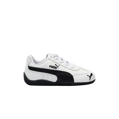 Pre-owned Puma Speedcat Leather Toddler 'white Black' | Infant Size 6
