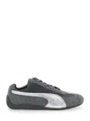 Puma 'speedcat' Grey Low Top Sneakers With Logo Patch On The Tongue And Formstrip Logo Detail On The Side In Gray