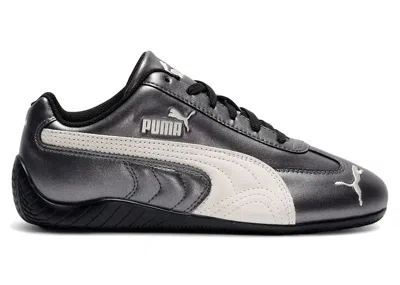 Pre-owned Puma Speedcat Metallic Black (women's) Sneakers In  Black/warm White In Multi