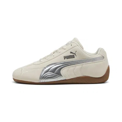 Puma Kids' Speedcat Metallic Jr Youth Shoes In White