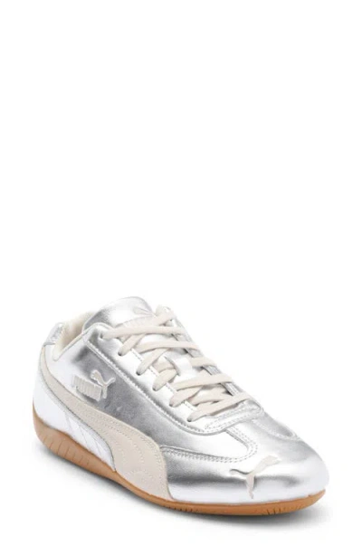 Puma Speedcat Metallic Sneaker In Silver