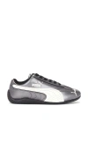 SPEEDCAT METALLIC È¿�ÅŠ¨ÉŽ‹ Â€“ PUMA SILVER & PUMA BLACK. Å°ºÇ � 9.5 (ALSO Â€“ 10, 10.5, 11, 12, 13,