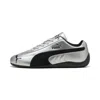 Puma Silver Speedcat Metallic Sneakers In Silver