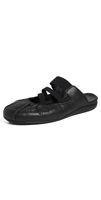 Puma Speedcat Elasticated Strap Mules In Black