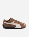 Puma Speedcat Archive Brown Sneakers With Side Logo In Suede Unisex In Brown