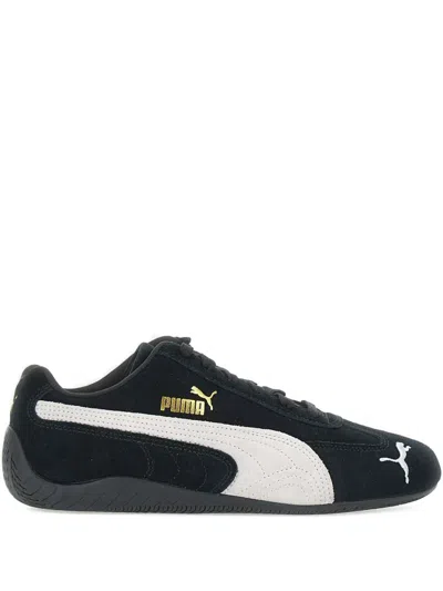 Puma Speedcat Og Logo Detailed Sneakers In Black
