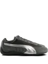 Puma 'speedcat' Grey Low Top Sneakers With Logo Patch On The Tongue And Formstrip Logo Detail On The Side In Gray