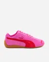 Puma Womens Pink Red Speedcat Og Suede Low-top Trainers In Pink