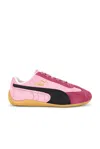 Puma Sneakers With Contrast Panels And Rubber Sole In Pink