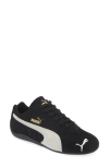 Puma 'speedcat' Black Sneakers With Logo Print On The Side And Logo Lettering On The Side In  Black- White