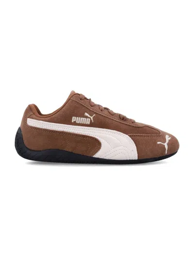 Puma Speedcat Archive Brown Sneakers With Side Logo In Suede Unisex