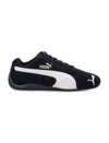Puma 'speedcat' Black Sneakers With Logo Print On The Side And Logo Lettering On The Side In Black