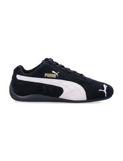 Puma Speedcat Og Logo Detailed Sneakers In Black