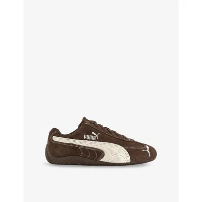 Puma Womens Speedcat Og Suede Low-top Trainers Ttf Dark Chocolate Frost In Brown