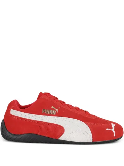 Puma Speedcat Og Suede Sneakers In Red