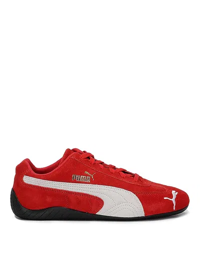 Puma X Sparco Speedcat Og Suede Sneakers In Red