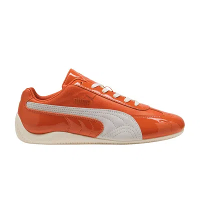 Pre-owned Puma Speedcat 'patent - Amarena' | Orange | Men's Size 10