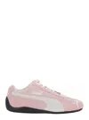 Puma Speedcat Pink Sneakers With Logo Print On The Side And Logo Lettering On The Side In Suede Unisex In Pink