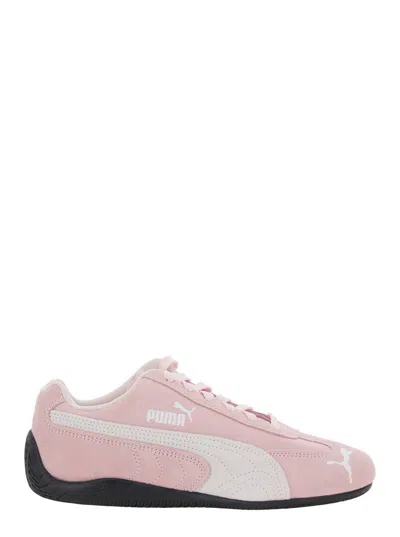 PUMA 'SPEEDCAT' PINK SNEAKERS WITH LOGO PRINT ON THE SIDE AND LOGO LETTERING ON THE SIDE