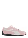Puma 'speedcat' Pink Sneakers With Logo Print On The Side And Logo Lettering On The Side In Suede Unisex In Pink