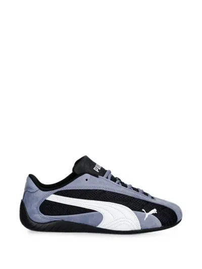 Puma Speedcat Plus Panelled Logo-patch Sneakers In Blue