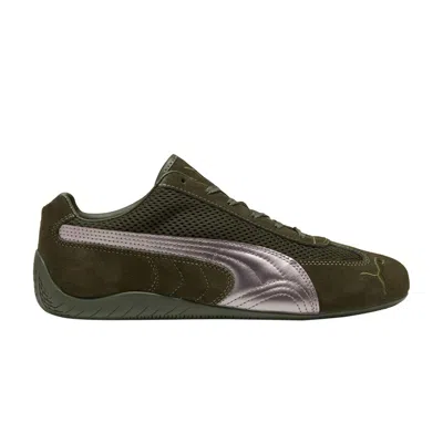 Pre-owned Puma Speedcat Premium 'dark Olive Matte Silver' | Green | Men's Size 9