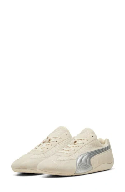 Puma Speedcat Premium Sneaker In Frosted Ivory-matte Silver