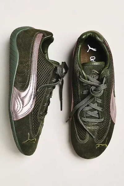 Puma Speedcat Premium Sneakers In Green