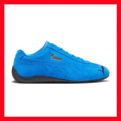 Pre-owned Puma Speedcat Shield Sd Lace Up Blue Sneakers Shoes 387272-06 Men's Size 8