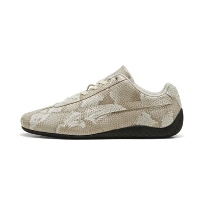 Puma Speedcat Snake Print Sneakers In Neutral