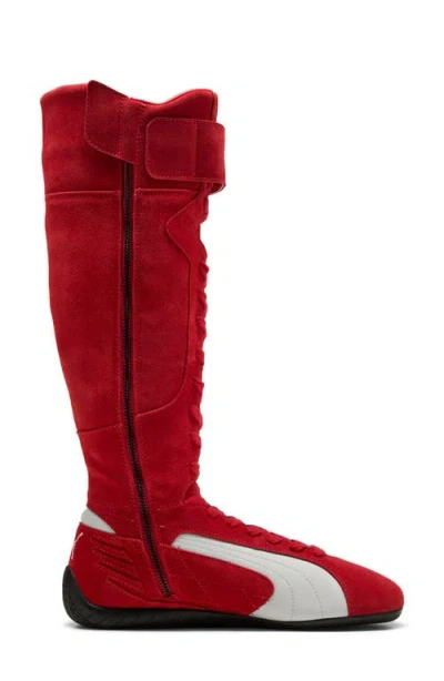 Puma Speedcat Sneaker Boot In Red