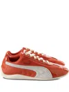 Puma Speedcat Patent Sneakers In Orange