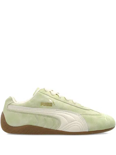 Puma Speedcat Suede-leather Sneakers In Green