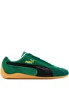 Puma Speedcat Suede-leather Sneakers In Green