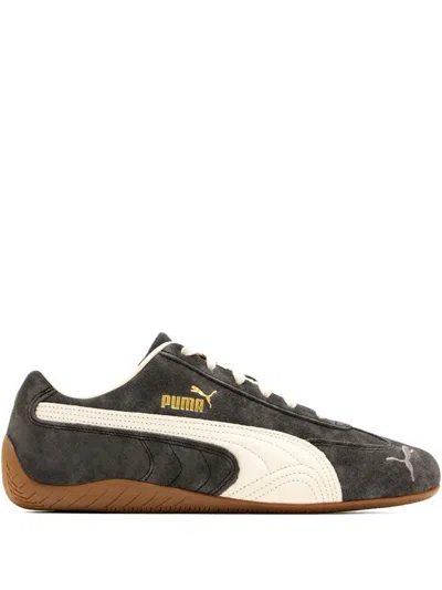 Puma Speedcat Suede Sneakers In Brown