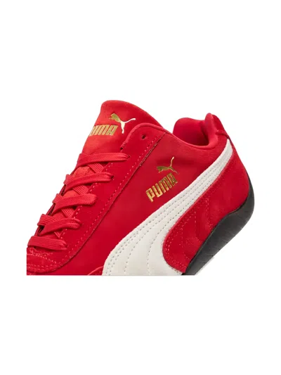 Puma Kids' Speedcat Suede Sneakers In Red