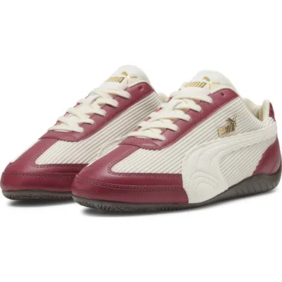 Puma Speedcat Textile Sneaker In Burgundy