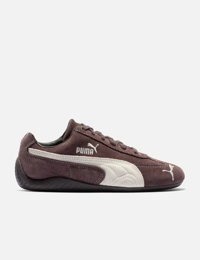 Puma Speedcat Ttf Trainer In Dark Chocolate-frosted Ivory