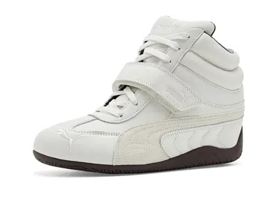 Puma Speedcat Wedge Leather Shoes Women's Shoes Vapor Gray/ White: 9.5 B - Medium
