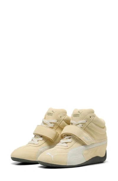 Puma Speedcat Wedge Sneaker In Brown
