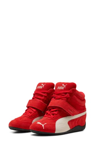 Puma Speedcat Wedge Sneaker In Red