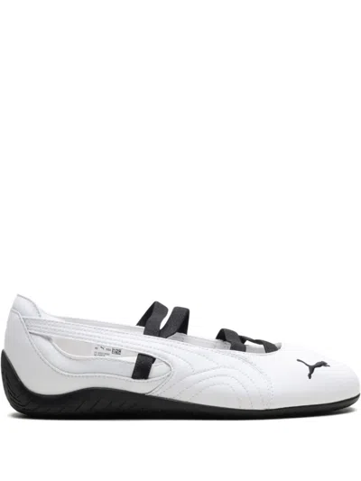 PUMA SPEEDCAT "WHITE" BALLET FLATS