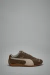 Puma Womens Speedcat Og Suede Low-top Trainers Ttf Dark Chocolate Frost In Brown