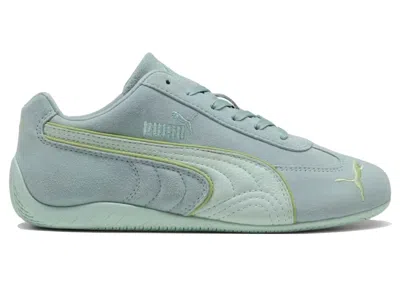 Pre-owned Puma Speedcat (women's) Sneakers In Modern Mint/peaceful Blue In Multi