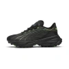 Puma Spirex X Pleasures Lace-up Sneakers In Flat Dark Gray- Black-fluro Green Pes